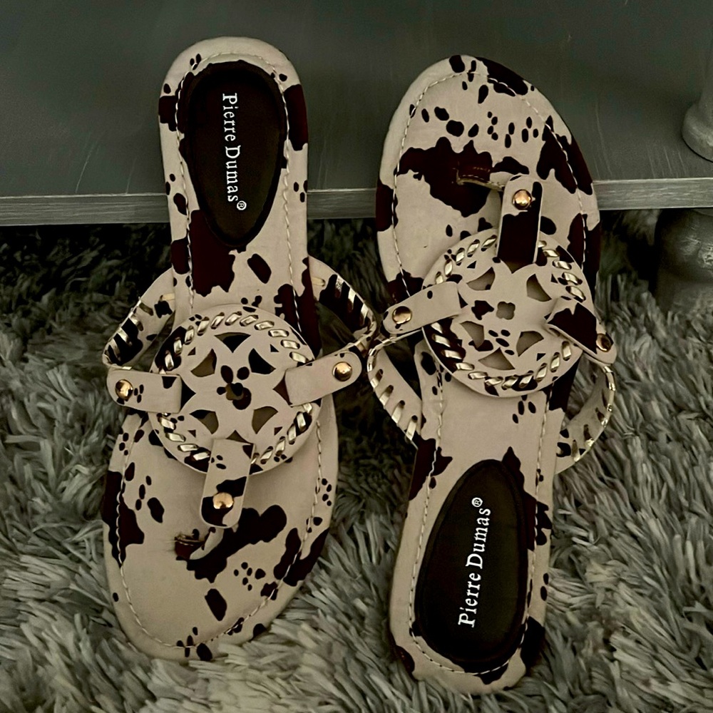 Cow print Sandals
